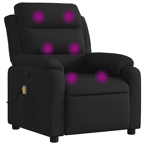 vidaXL Sessel Massagesessel Schwarz Stoff (1-St) günstig online kaufen
