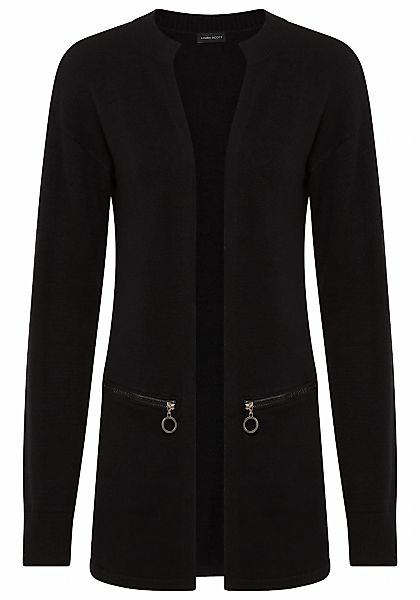Laura Scott Strickjacke kuscheliger Übergangsstrick in lässiger Langform mi günstig online kaufen