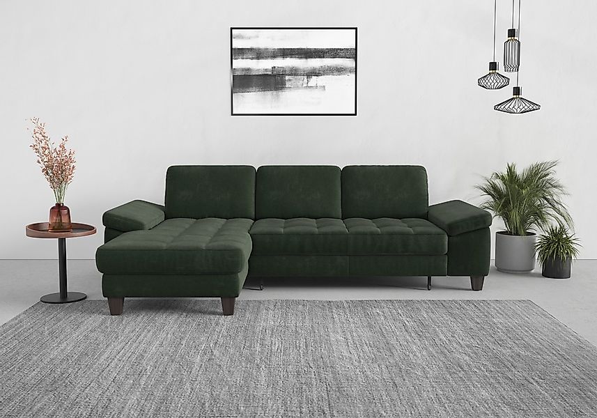 sit&more Ecksofa "Westham L-Form" Recamiere, mit oder ohne Bettfunktion, Be günstig online kaufen