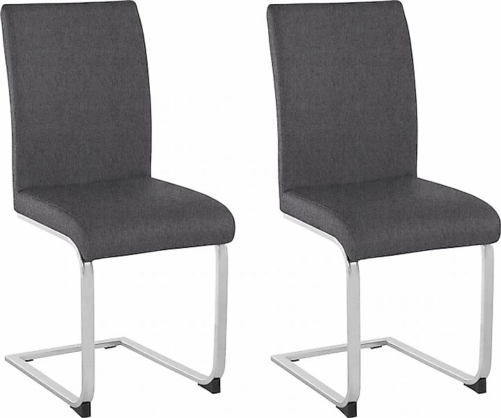 Home affaire Freischwinger »Charissa«, (Set), 2 St., Strukturstoff, Bezug i günstig online kaufen