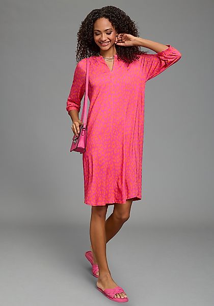 Laura Scott Sommerkleid Mini-Look, mit V-Ausschnitt, mit Halbarm, aus Visko günstig online kaufen