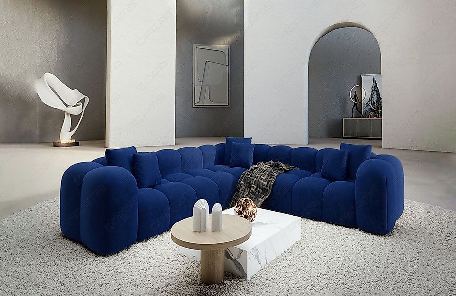 Sofa Dreams Ecksofa Design Stoff Samtstoff günstig online kaufen