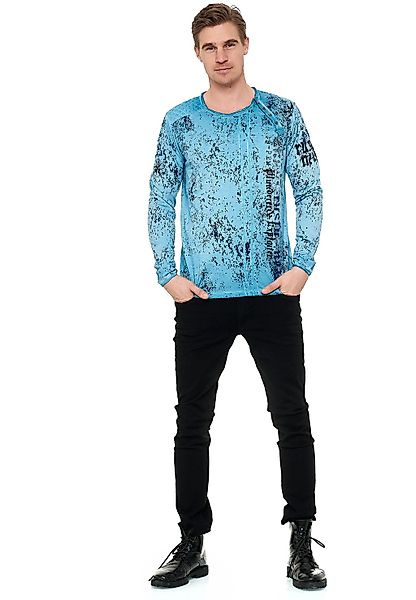 Rusty Neal Langarmshirt, mit coolem Allover-Print günstig online kaufen