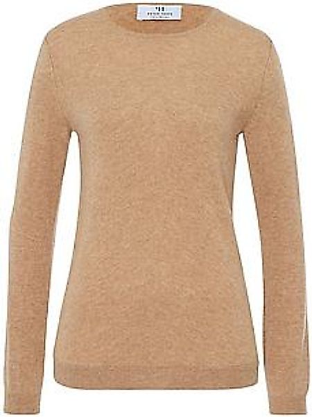 Rundhals-Pullover aus 100% Premium-Kaschmir Peter Hahn Cashmere braun günstig online kaufen
