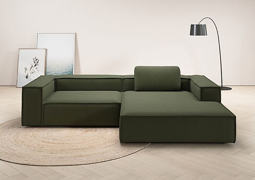 Places of Style Ecksofa »Watertown, modernes XXL L-Form, 306 cm breit«, Gro günstig online kaufen