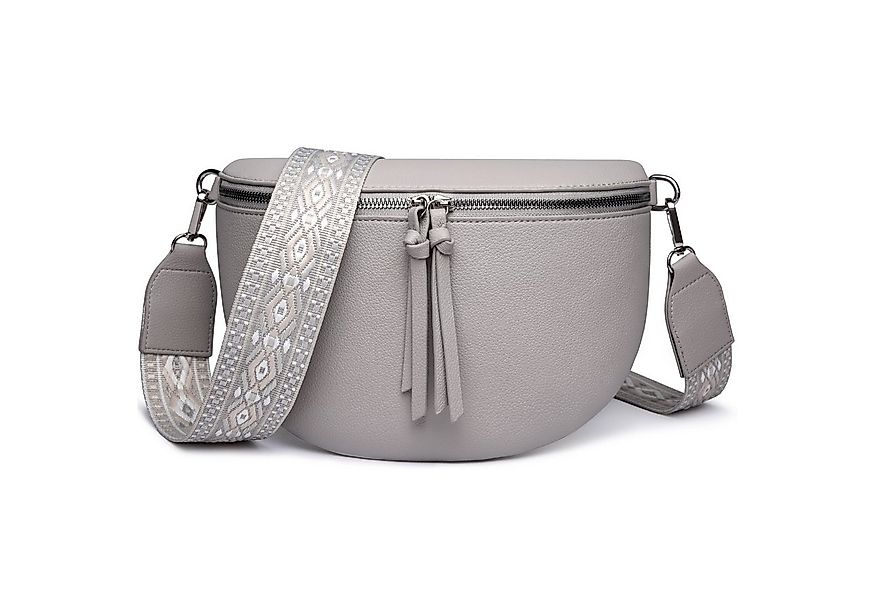 Fomax Bauchtasche aus Kunstleder, Damen Umhängetasche, mit Schulterriemen günstig online kaufen