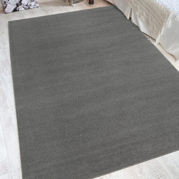 Andiamo Teppich "Jerez" rechteckig 8 mm Höhe Kurzflor, gewebt, Uni-Farben, günstig online kaufen