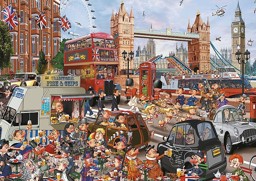 Piatnik Puzzle London, Ruyer, Puzzleteile günstig online kaufen