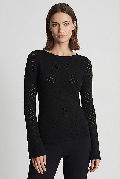 BOSS ORANGE Strickpullover Falonina Premium Damenmode mit feinem Lochstrick günstig online kaufen