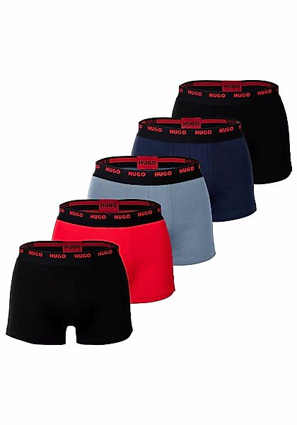 HUGO Underwear Trunk "FIVE PACK", (Packung, 5 St., 5er-Pack), mit HUGO Schr günstig online kaufen