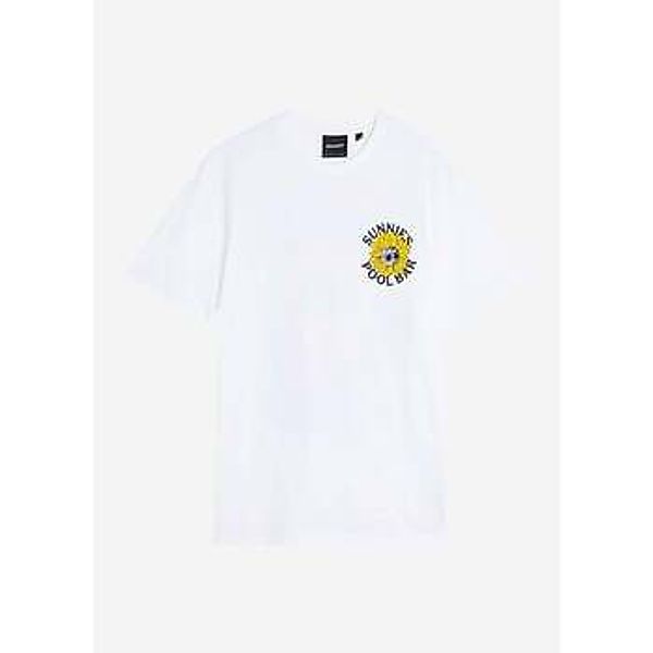 Lyle & Scott  T-Shirts & Poloshirts Sunnies pool bar graphic t-shirt - whit günstig online kaufen