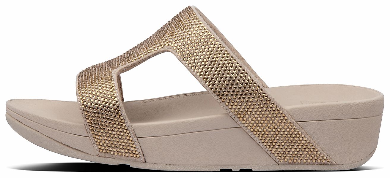 Fitflop Pantolette "MARLI", Sommerschuh, Strandschuh, Sandale, Flats mit Gl günstig online kaufen
