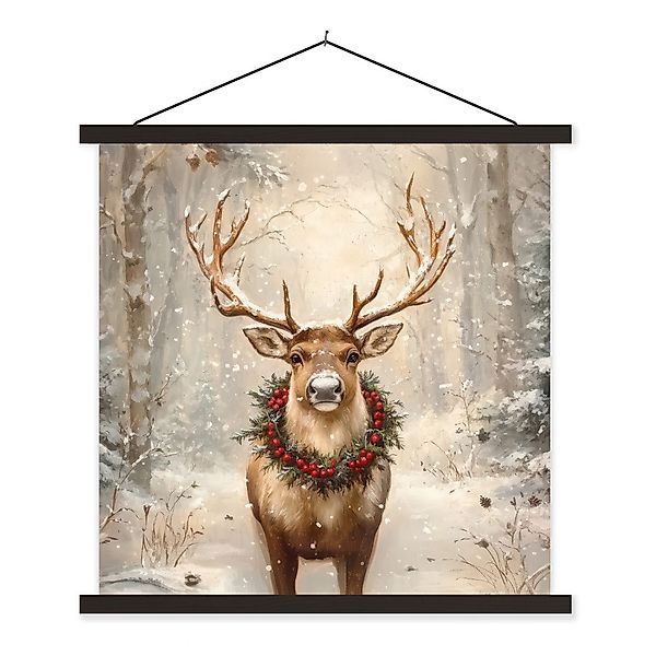 MuchoWow Poster Weihnachten - Rentier - günstig online kaufen