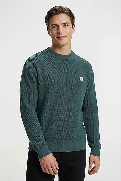 Calvin Klein Jeans Rundhalspullover LS EZ COTTON WAFFLE CRWNK SWTR 9 Rundha günstig online kaufen