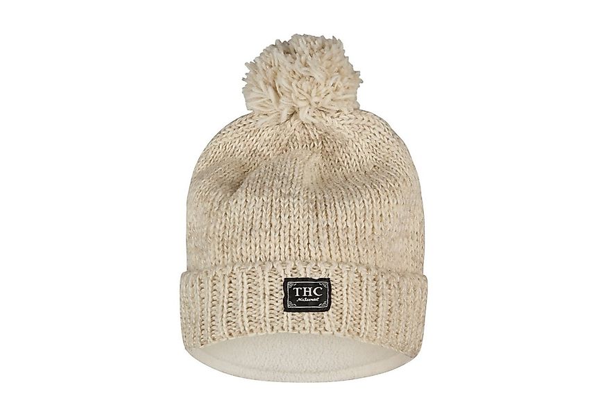 THC Natural Line Strickmütze THC Schafwoll Pudelmütze 713 weiß (1 Stück, 1- günstig online kaufen