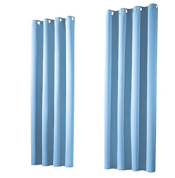 heimtexland Verdunkelungsvorhang Thermo- Verdunkelungsgardine Vorhang Ösens günstig online kaufen