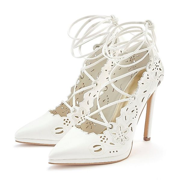 LASCANA Belle Affaire Stiletto Pump mit Cut-Outs, High-Heel-Pumps Mit Schnü günstig online kaufen