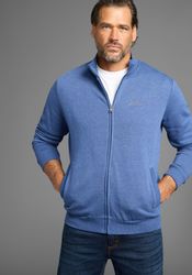Man's World Sweatjacke Stehkragen und dezentem günstig online kaufen