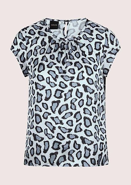 MADELEINE Kurzarmbluse "Druckbluse Rundhals-Bluse mit Unikat-Print" günstig online kaufen