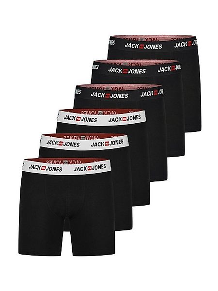 Jack & Jones Boxershorts Herren Retroshorts JACCORP 6er Pack Regular Fit (V günstig online kaufen