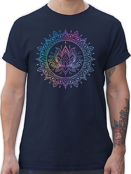 Shirtracer T-Shirt Mandala Lotusblume I Spirituelle günstig online kaufen