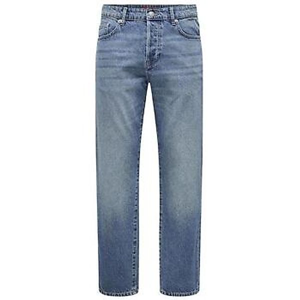 ONLY & SONS Regular-fit-Jeans "ONSEDGE STRAIGHT BOX TAI DNM MU OTL" günstig online kaufen