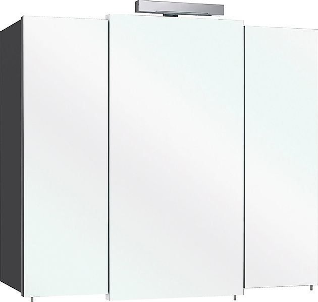Saphir Badmöbel-Set »Quickset 2-teilig, Keramikwaschtisch mit LED-Spiegelsc günstig online kaufen