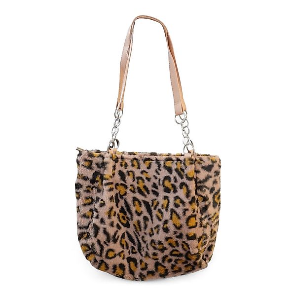 Eyecatcher Handtasche Flauschige Damen Schultertasche im günstig online kaufen