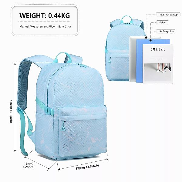 KONO Schulrucksack Unisex-Tagesrucksack Leichter Schul- & günstig online kaufen