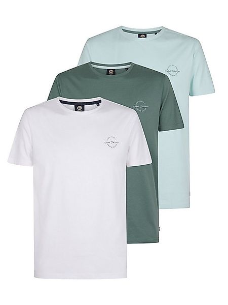 Petrol Industries T-Shirt TEE SP 3erPak (Packung, 3er-Pack) mit Logo Print günstig online kaufen