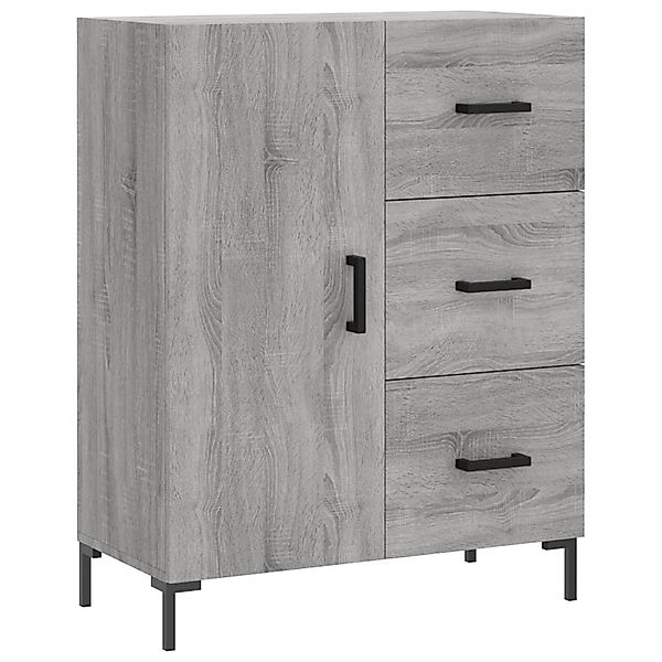 vidaXL Sideboard Grau Sonoma 69,5x34x90 cm Holzwerkstoff 827922 günstig online kaufen