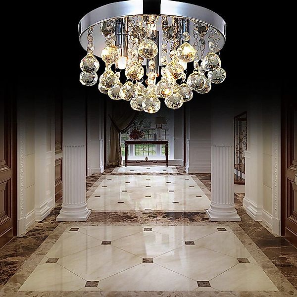 Sunicol LED Deckenleuchte LED Kristall Deckenleuchte günstig online kaufen