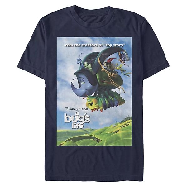 Pixar - Das große Krabbeln - Gruppe Bugs Flying Poster - Männer T-Shirt günstig online kaufen