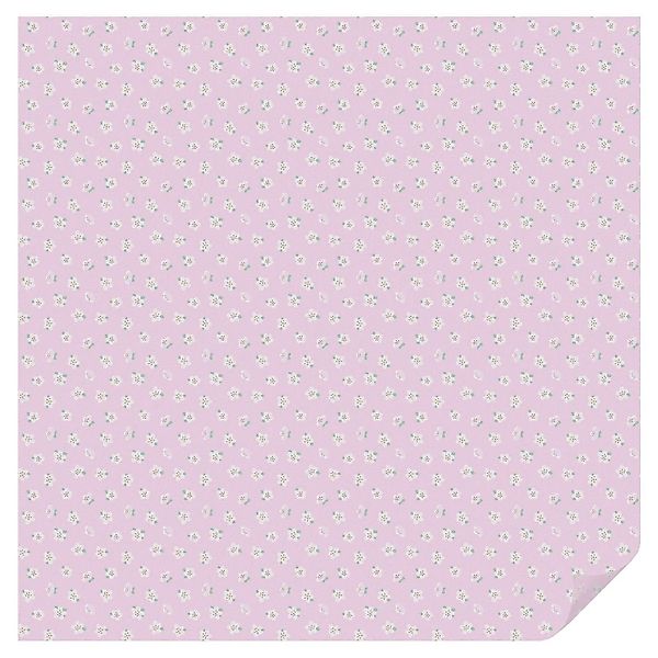 Tulup Buntglasfolie Blumenmuster Fensterfolie Buntglas 100x100 cm Rosa Fens günstig online kaufen