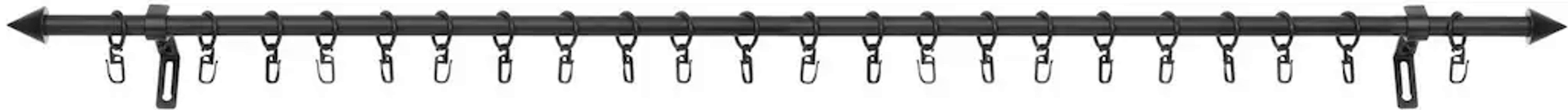 LICHTBLICK ORIGINAL Gardinenstange "Kegel" Ø 16 mm 1 läufig-läufig Fixmaß günstig online kaufen