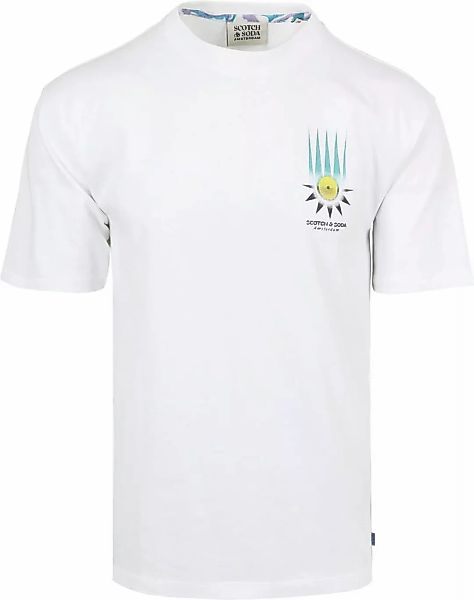 Scotch & Soda T-Shirt Artwork Schwarz - Größe XXL günstig online kaufen