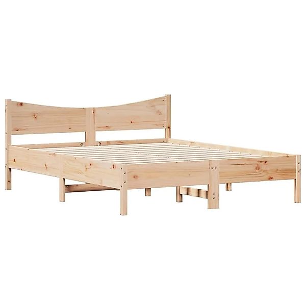 vidaXL Massivholzbett ohne Matratze 160x200 cm Kiefernholz 3216363 günstig online kaufen