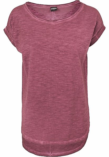 URBAN CLASSICS Kurzarmshirt "Urban Classics Damen Ladies Long Back Shaped S günstig online kaufen
