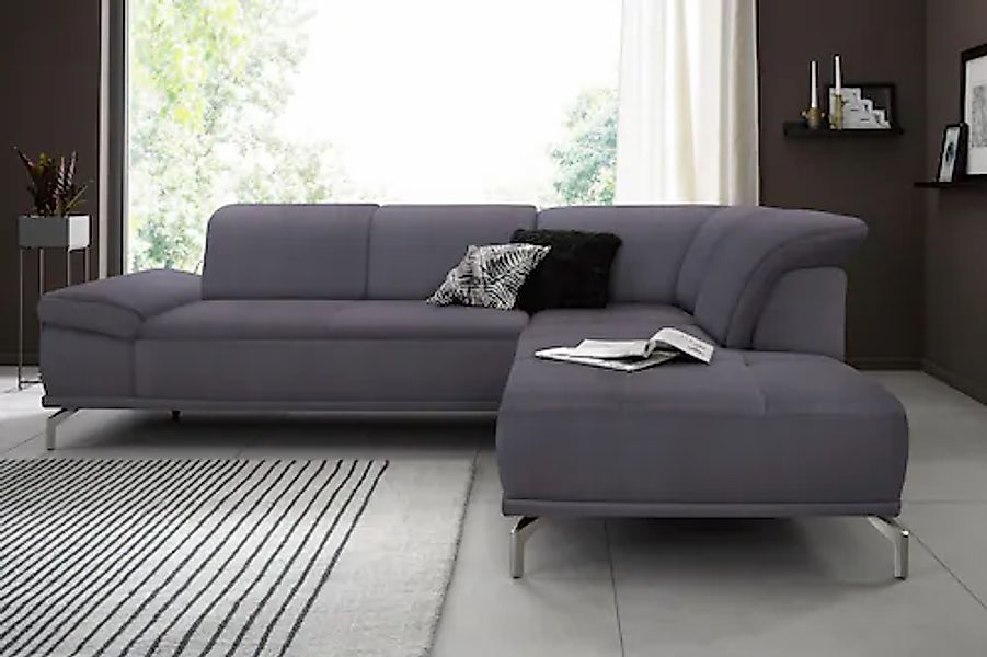 Places of Style Ecksofa »Caluna«, Inkl.Sitztiefenverstellung, wahlweise mit günstig online kaufen