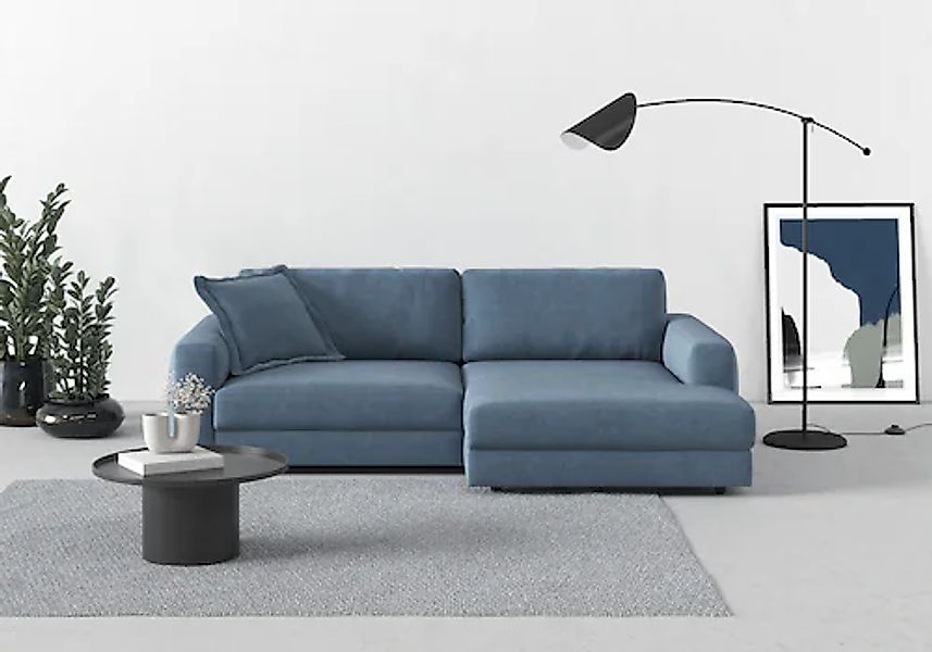 TRENDMANUFAKTUR Ecksofa »Bourbon« mit extra hohem Sitzkomfort, auch in Cord günstig online kaufen