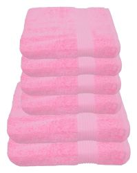 Julie Julsen Handtücher 6-Handtücher-Babyrosa, Baumwolle (6-St) günstig online kaufen