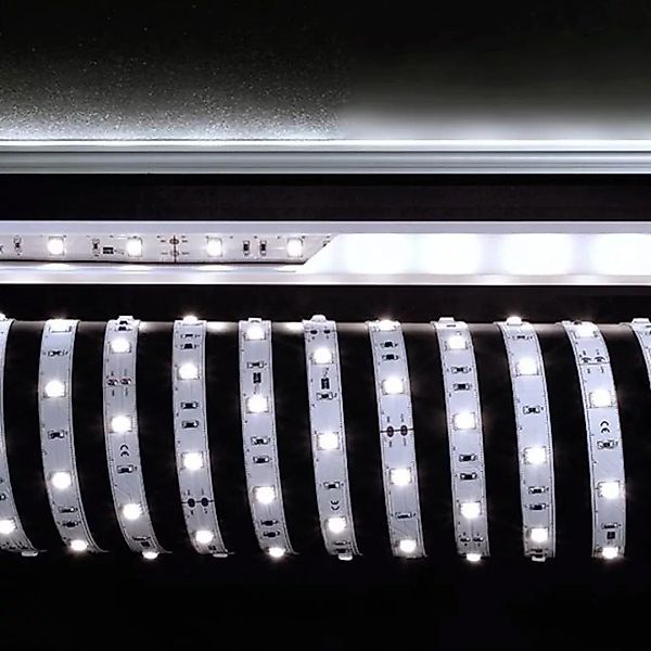 Flexibler LED-Stripe in tageslichtweiß, 10000 mm, 24 V günstig online kaufen