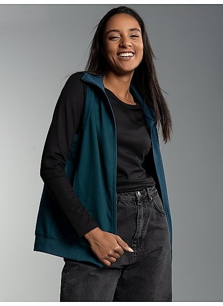 Trigema Steppweste TRIGEMA Weste aus bequemem Sweat-Material (1-tlg) günstig online kaufen