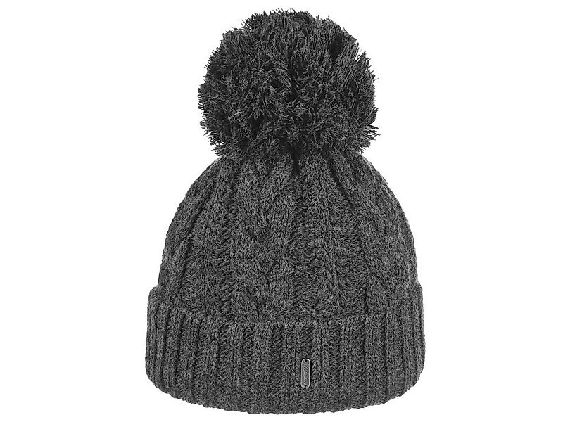 McBurn Bommelmütze (1-St) Damenmütze mit Umschlag, Made in Italy günstig online kaufen