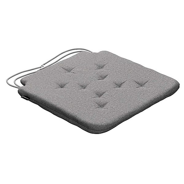 Stuhlkissen Christoph mit Bindeschnur, grau, 42 x 41 x 3,5 cm, Edinburgh (1 günstig online kaufen