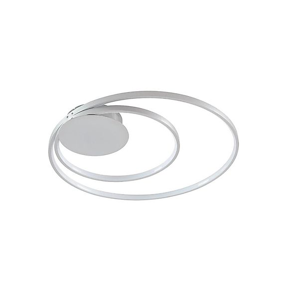Lindby LED Deckenleuchte Nerwin 8032236 Dimmbar Modern in Alu aus Aluminium günstig online kaufen