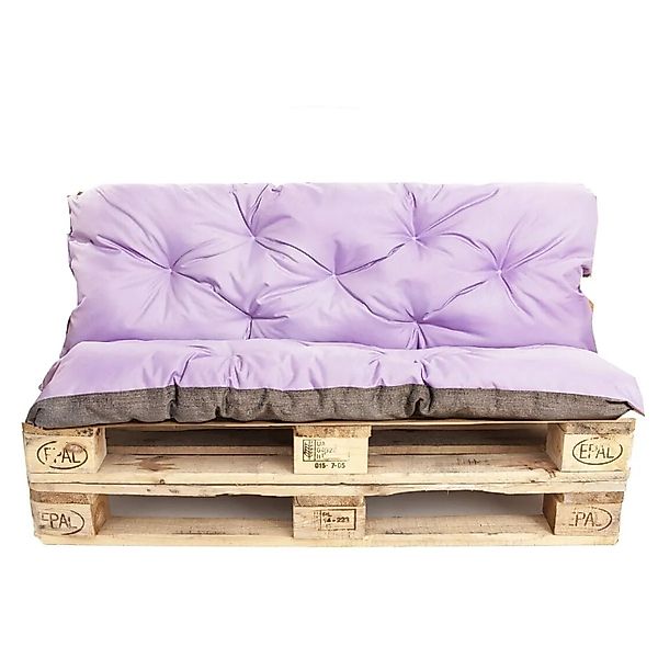 Setgarden Enkel Set Palettenkissen 120x60x50cm Sitzkissen + Rückenkissen 1t günstig online kaufen