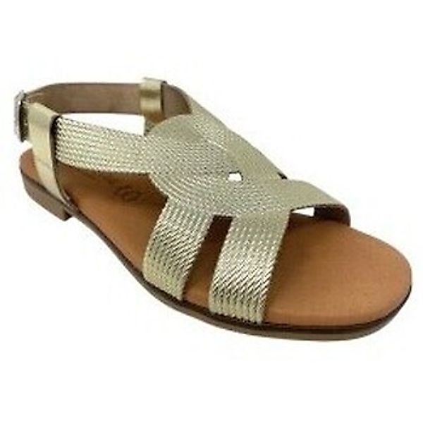Eva Frutos  Schuhe 3008 goldene Damensandale günstig online kaufen