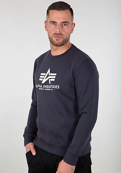 Alpha Industries Sweatshirt "Basic Sweater", Baumwollmischung, regular fit günstig online kaufen