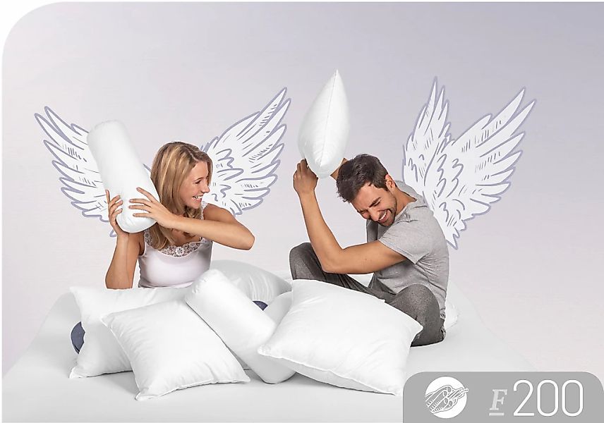 Schlafstil Baumwollkissen "F200" Füllung: 100% Polyester 1 tlg. hergestellt günstig online kaufen